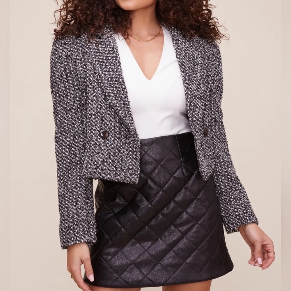 ASTR Perla Tweed Blazer Sz M